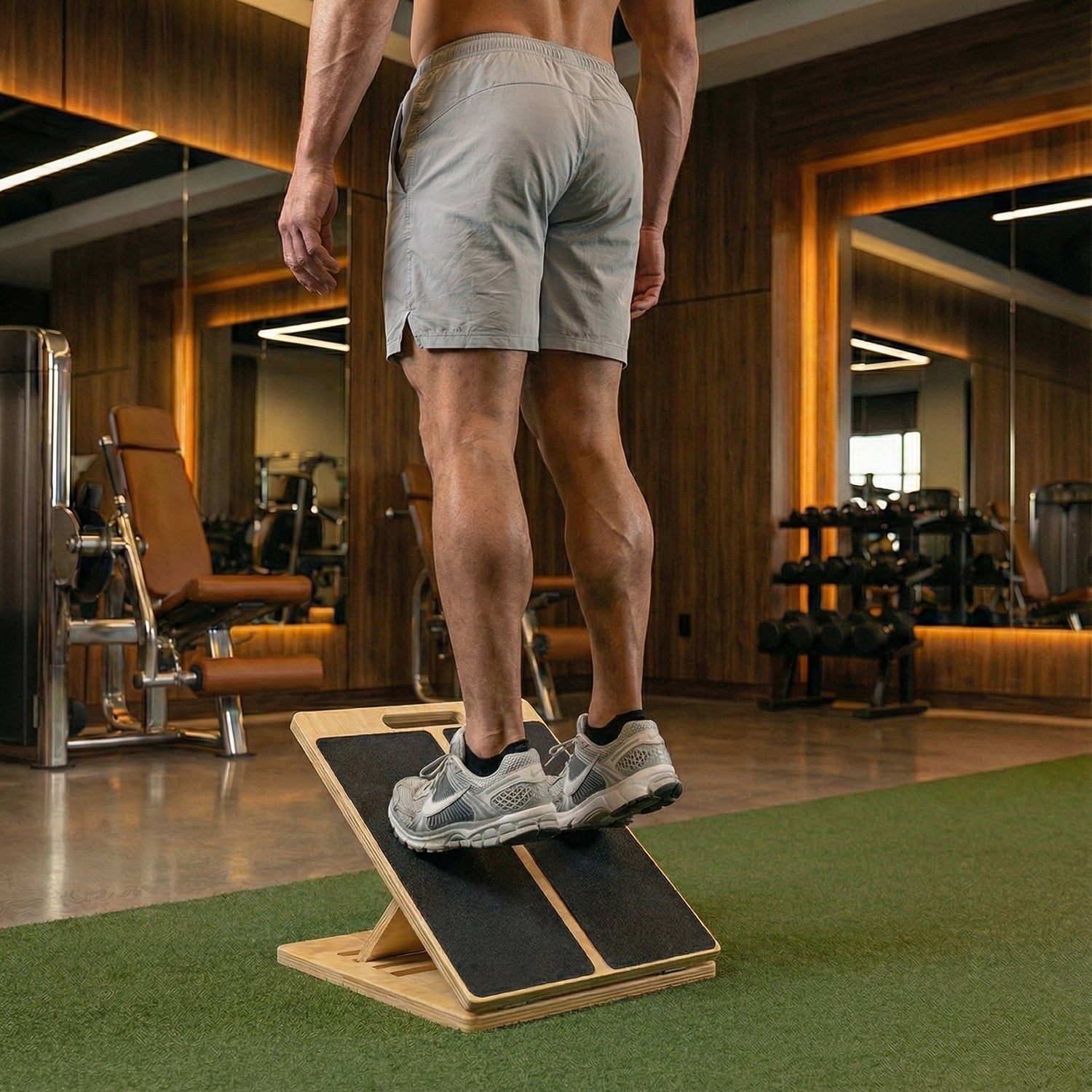 LumaFlex Foldable Mobility Board At Home Calf Stretches And Ankle Stretches