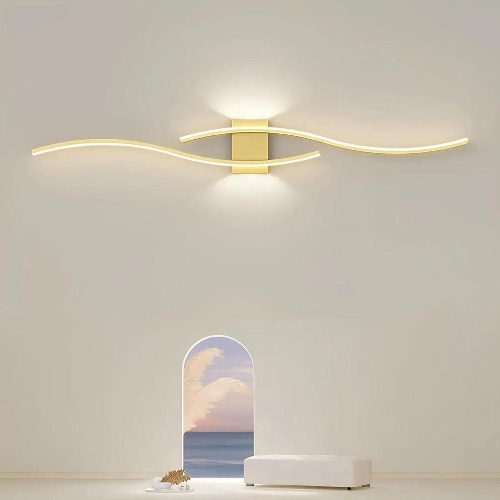 Long LED Wall Light Strip For Modern Interiors Subtle Wall Mounted Accent