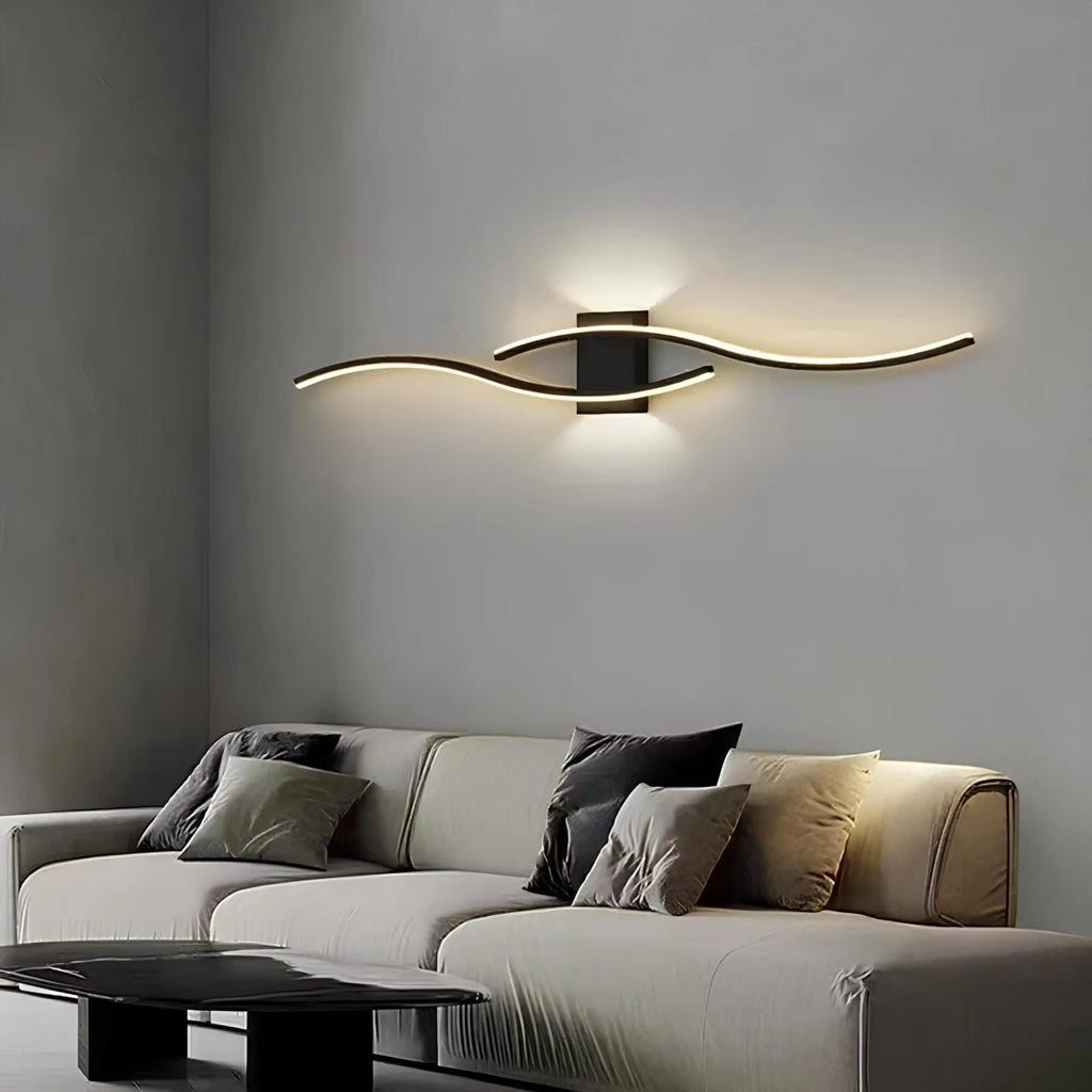 Long LED Wall Light Strip For Modern Interiors Subtle Wall Mounted Accent