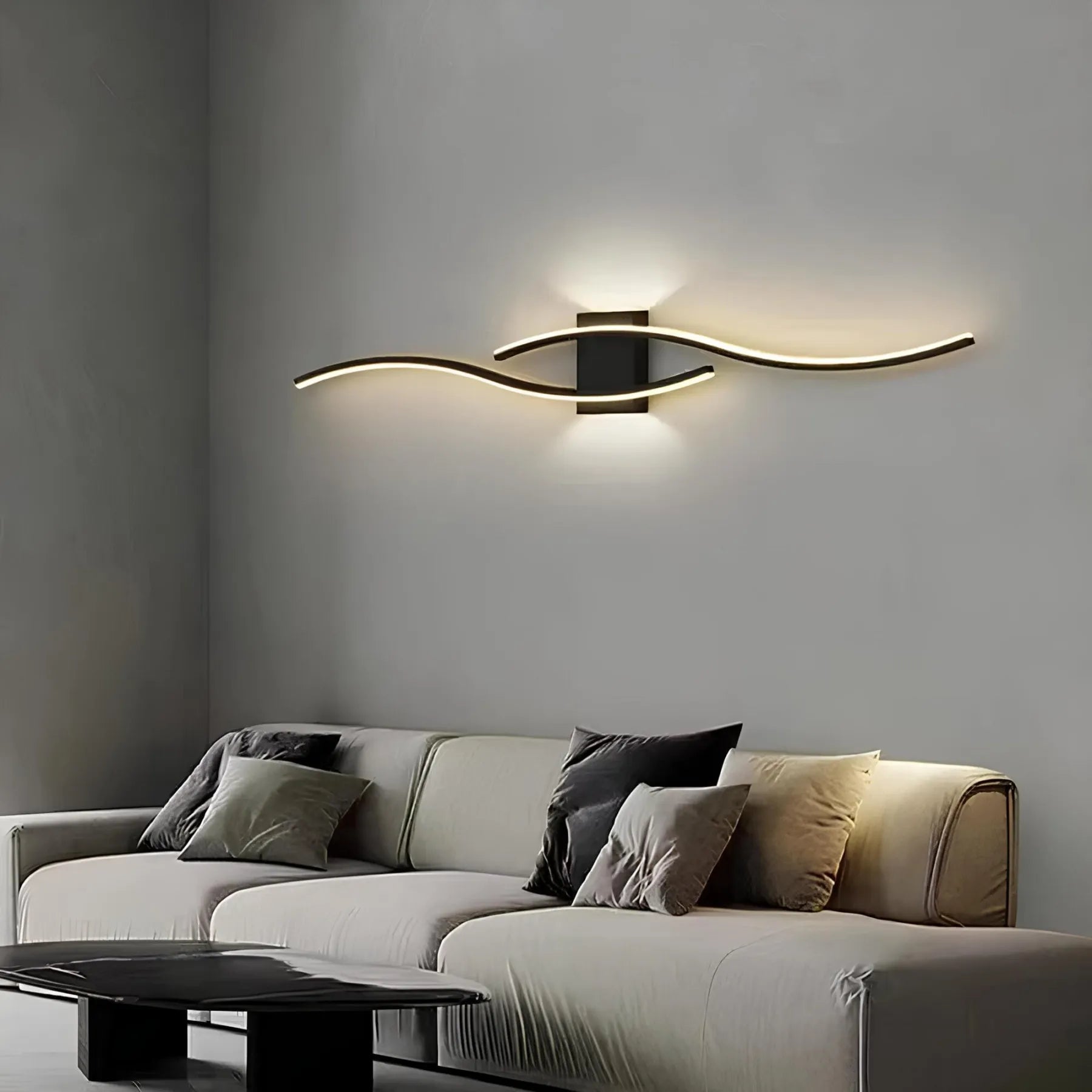 Long LED Wall Light Strip For Modern Interiors Subtle Wall Mounted Accent
