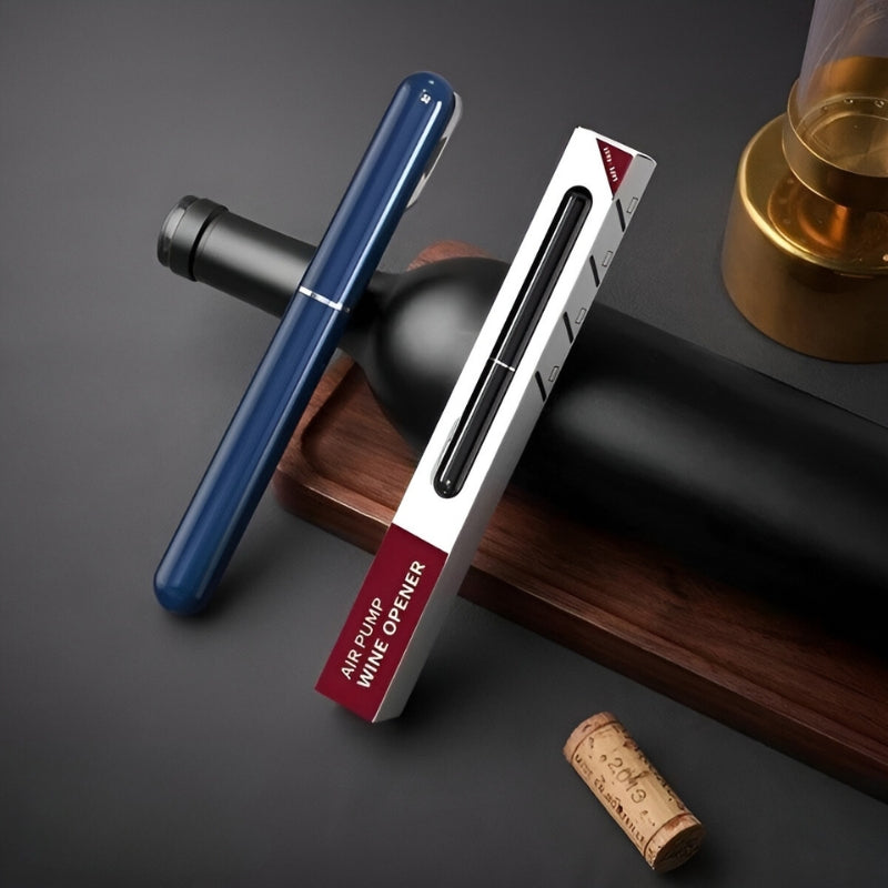 Effortless Cork Removal With Pneumatic Wine Opener For Easy Quick Uncorking