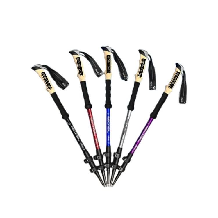 Bastones de Senderismo SummitTrail Trek Ofrecen Soporte Ligero para Caminatas, Alivio Articular y Estabilidad en el Sendero