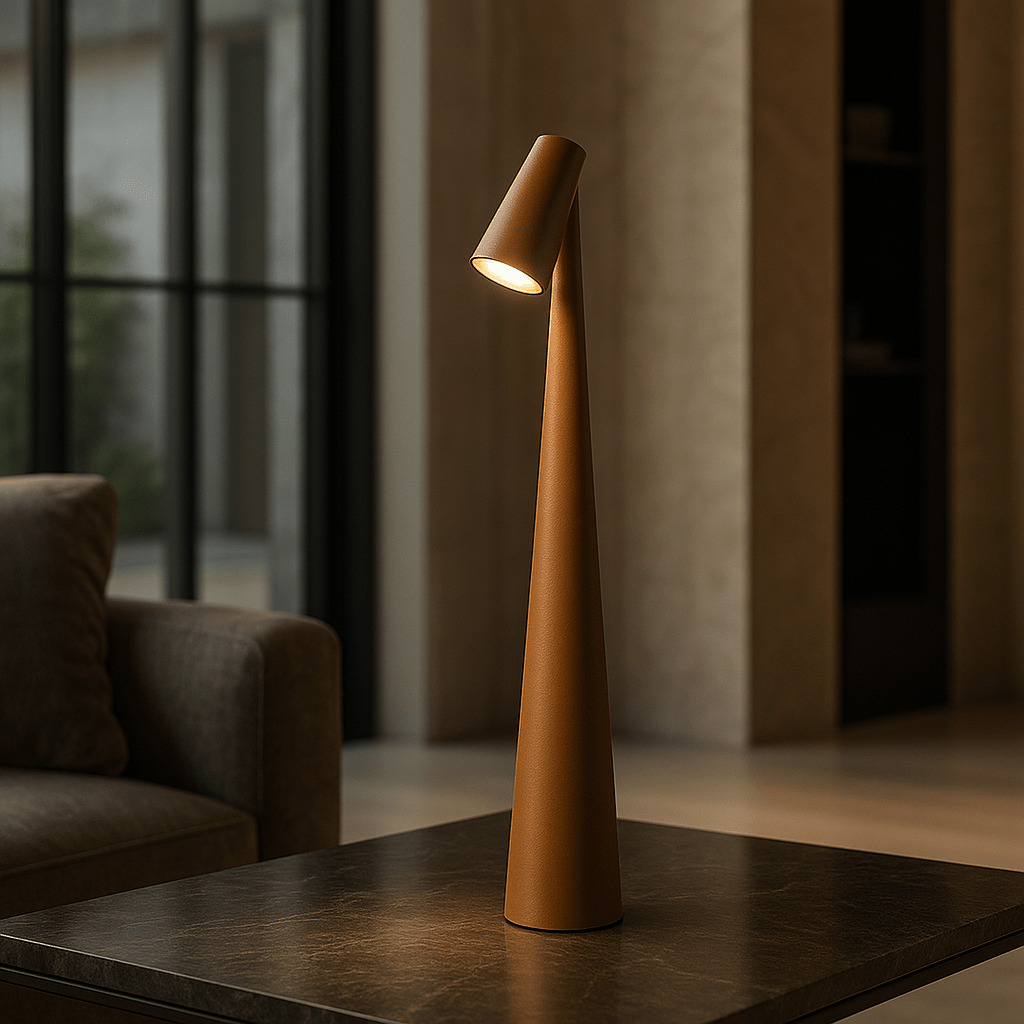 LumaNova moderní stolní lampa s dobíjecím zdrojem a prodlouženou výdrží baterie