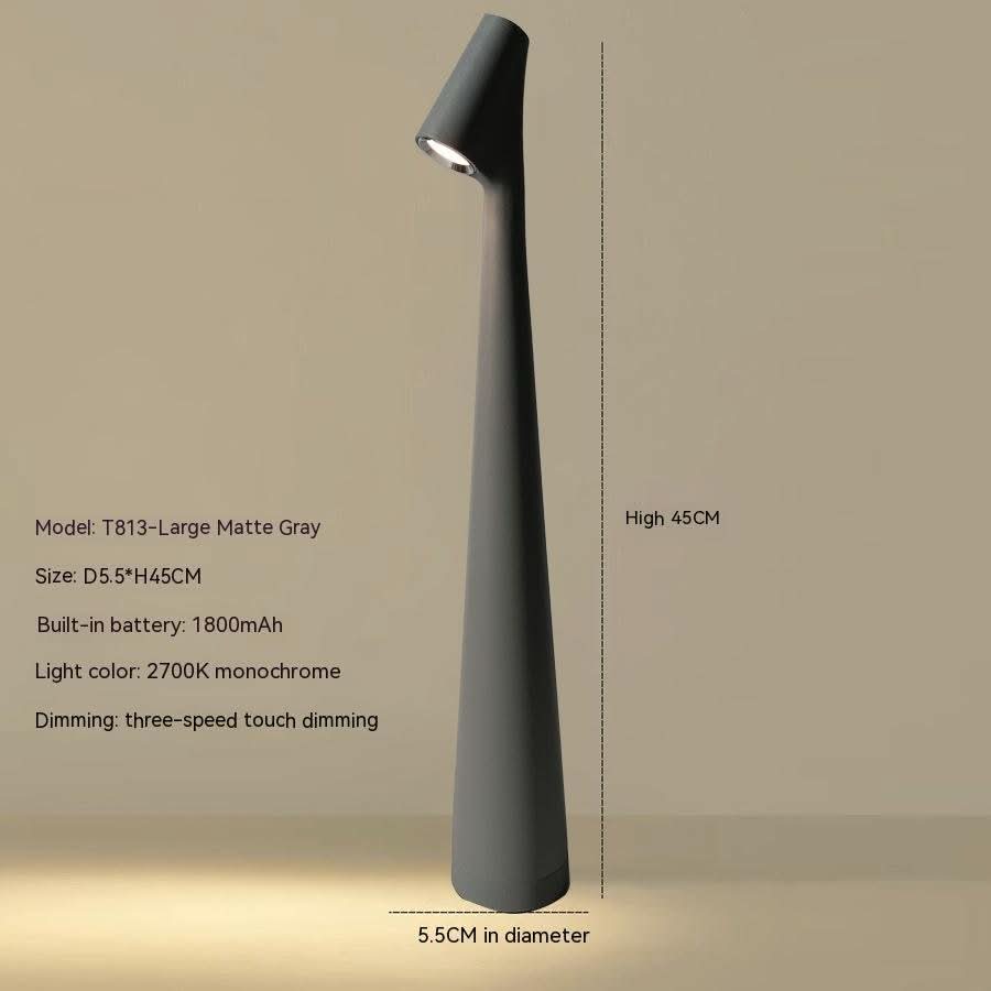 LumaNova Modern Table Lamp With Rechargeable Power And Extended Battery Life