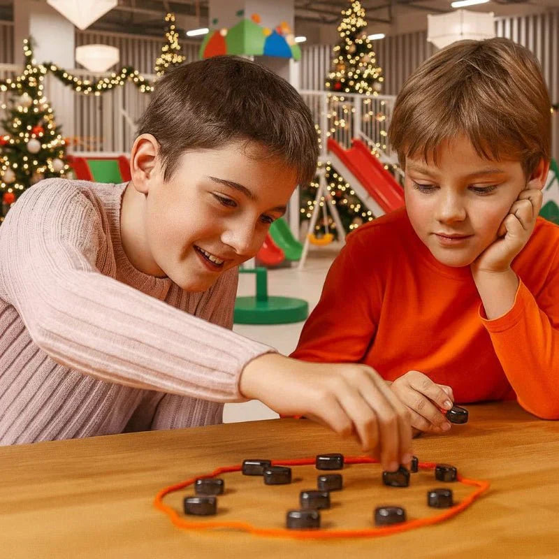 Jeu d'échecs de voyage avec aimants puissants qui maintiennent les pièces en place en déplacement