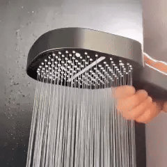 Turbo Filtration High-Pressure Shower Head For Healthier Hair With Scalp Care
