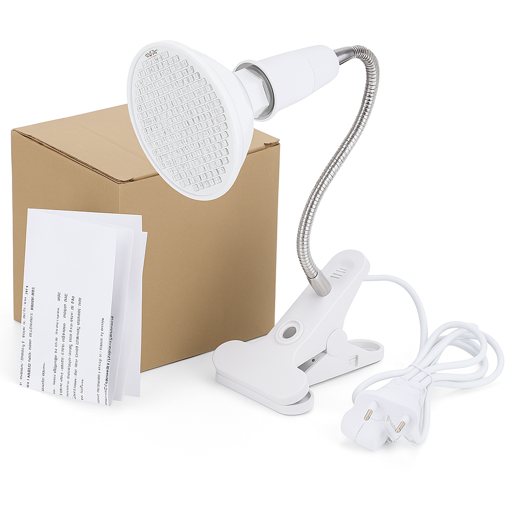 Lampa VitalGlow pro terapii červeným světlem s 660nm červeným a 850nm infračerveným zářením