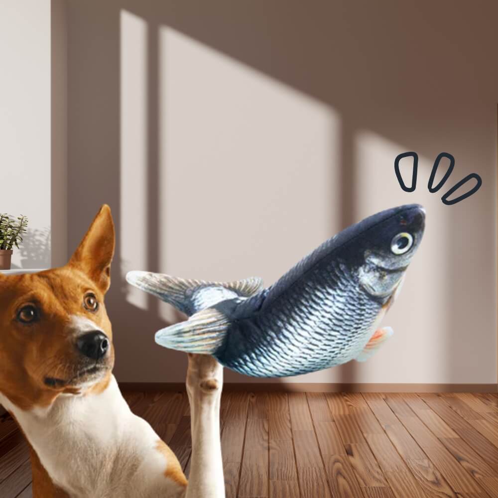 FloppyFish interaktives Spielzeug für Hunde und Welpen zu Hause oder unterwegs