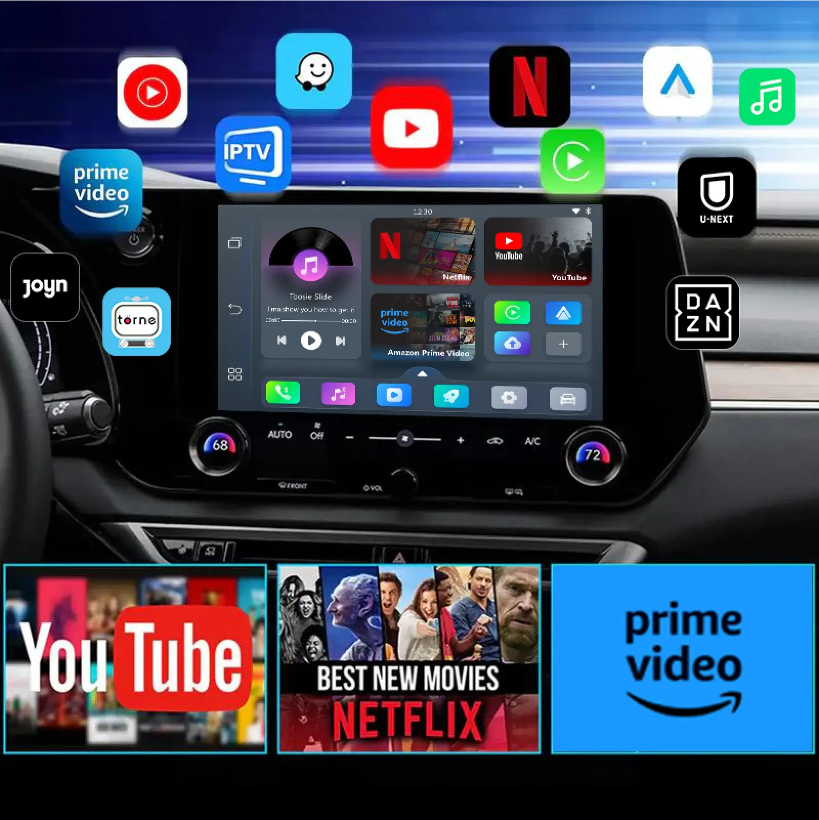 NovaLink Wireless App Hub per CarPlay o Android Auto