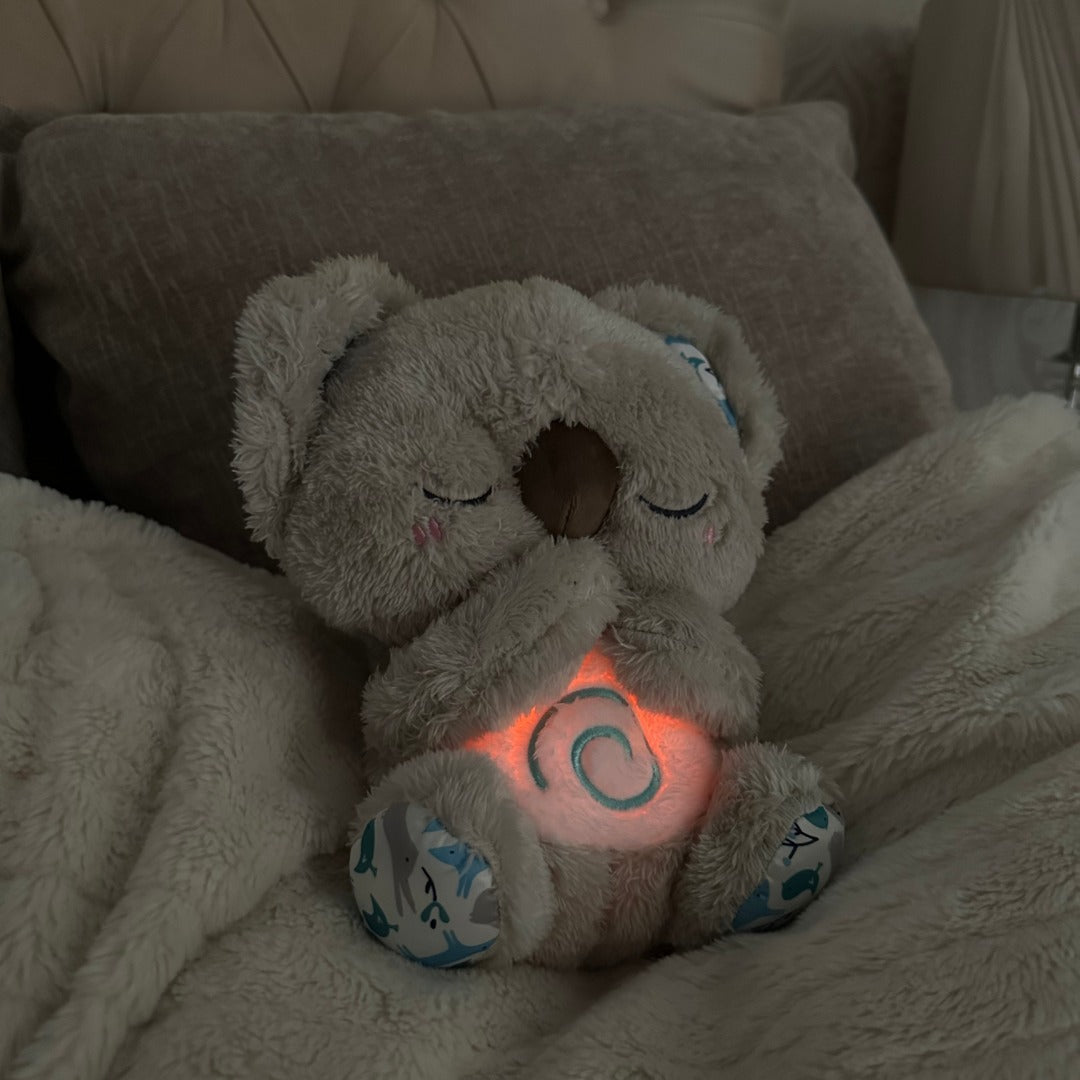 Calming Koala Breathing Toy For Sleep Support And Relaxation, Soft Breathing Motion