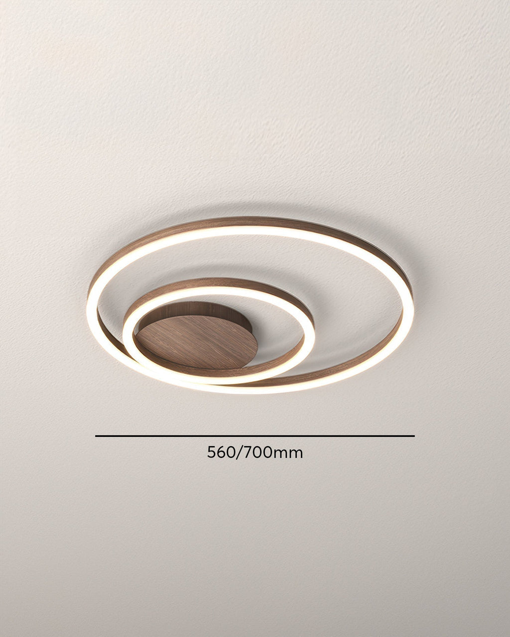 Aurion Geometrische LED-Deckenleuchte für moderne Innenräume