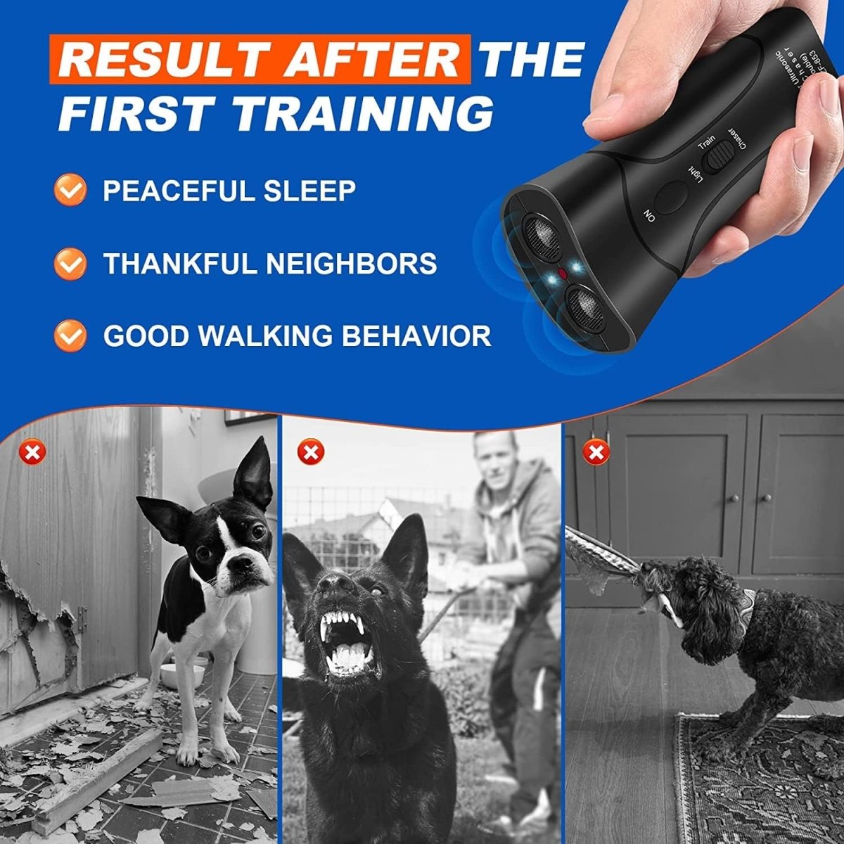 UltraSonic Bark Stopper • Anti - Barking Device - Anti - Barking Device