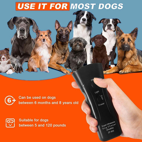 AeroGuard dissuasor ultrassónico de latidos para cães, para treino no interior e momentos de silêncio | Atiets
