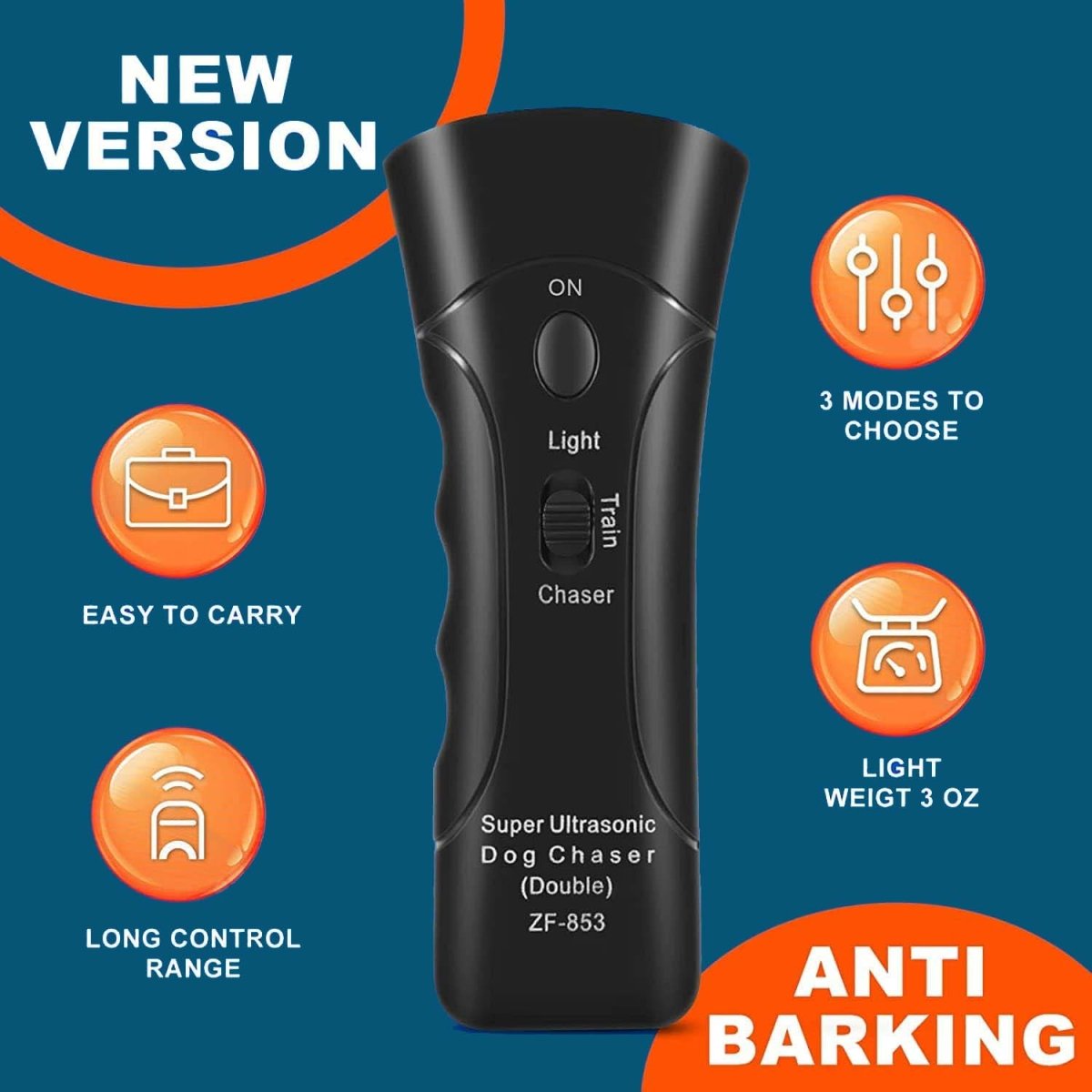 UltraSonic Bark Stopper • Anti - Barking Device - Anti - Barking Device