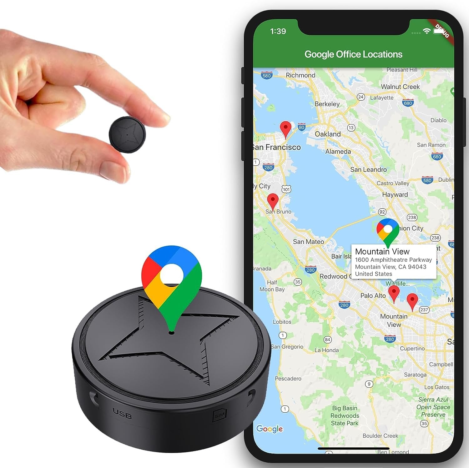 UltraTrack Pro magnetyczny lokalizator GPS do bezpiecznego śledzenia aktywów
