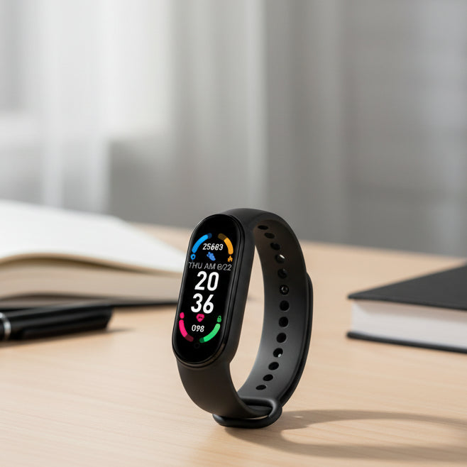 AeroPulse Smartwatch med Bluetooth og fitness-tracking