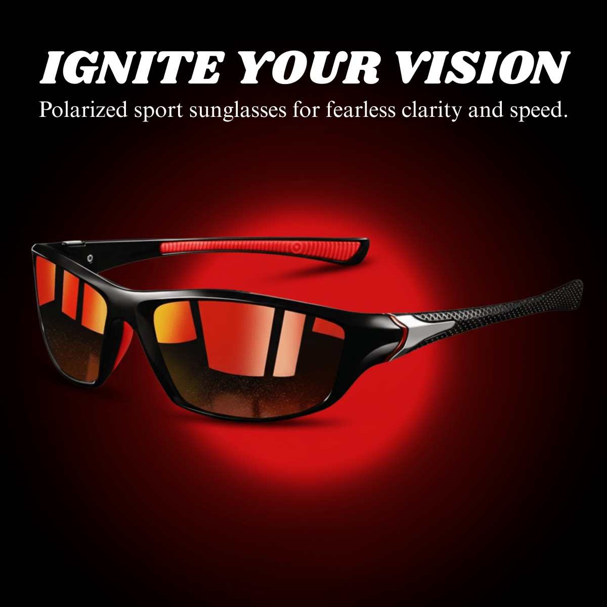NovaShade Sunglasses With Polarized Lenses And Rubber Grips For Outdoors