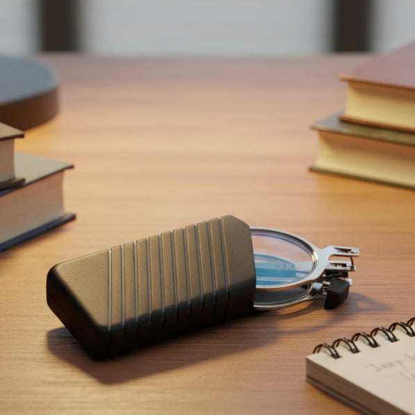 Gafas de lectura plegables compactas NovaFold con lentes resistentes a los arañazos