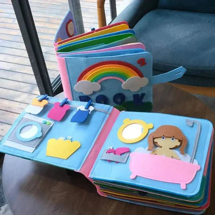 NovaLoom Montessori Mini učebnice se šestnácti interaktivními příběhy pro malé žáky