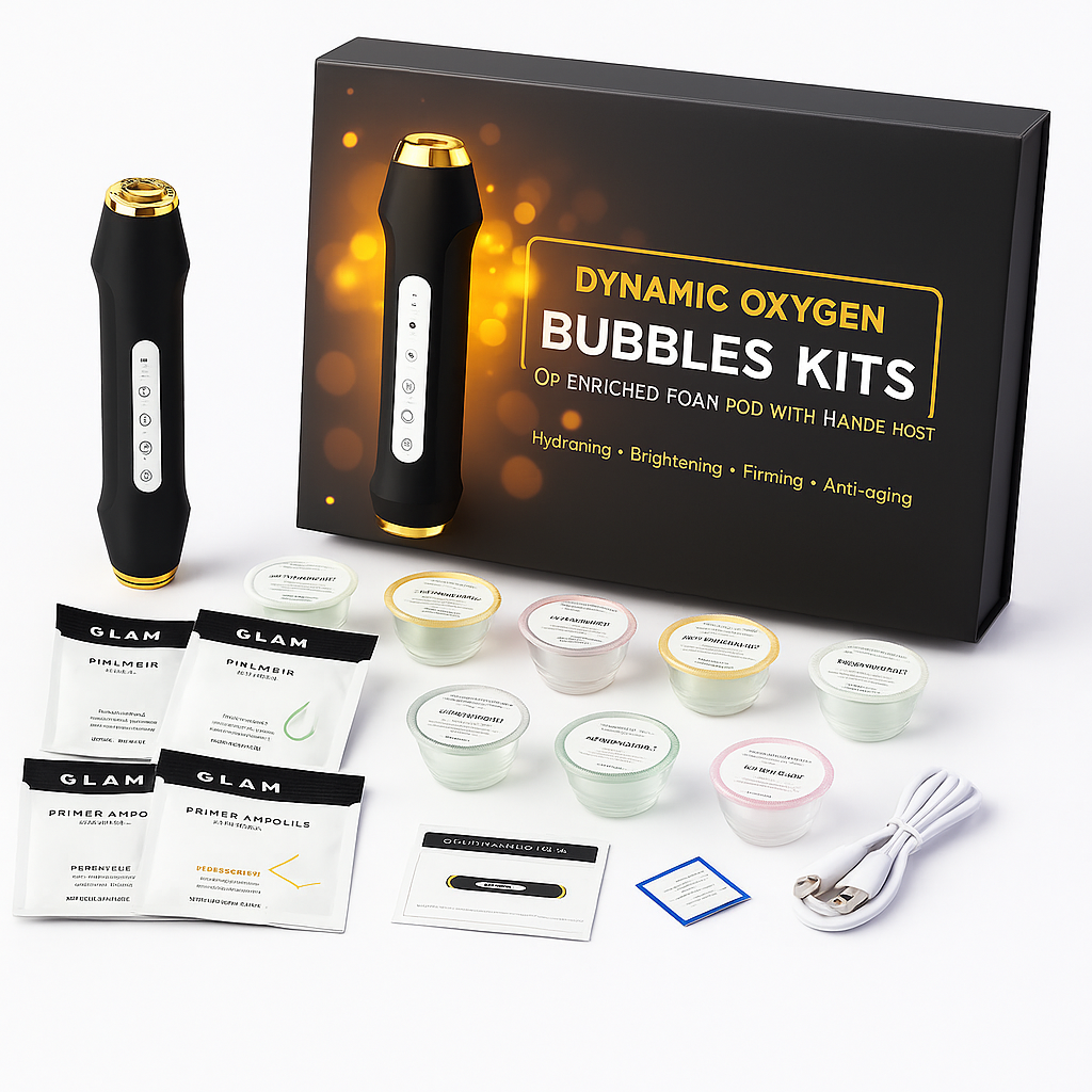 Dynamic Oxygen Bubble Kit For At-Home Facials And Skin Renewal