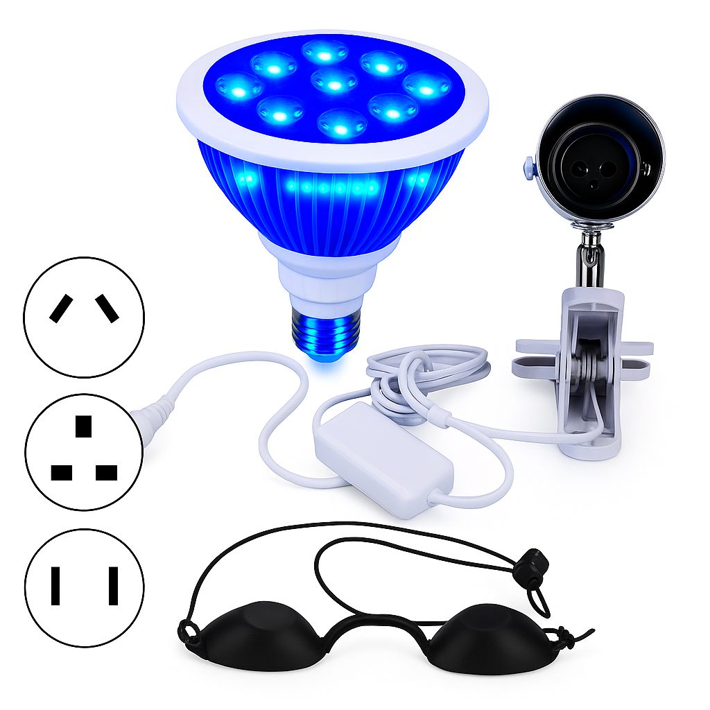 Lampadina NovaGlow 460nm Luce Blu per la Pelle Uso Domestico Oggi