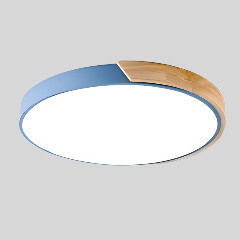 Lámpara de techo LED escandinava con iluminación suave para dormitorios o espacios de trabajo