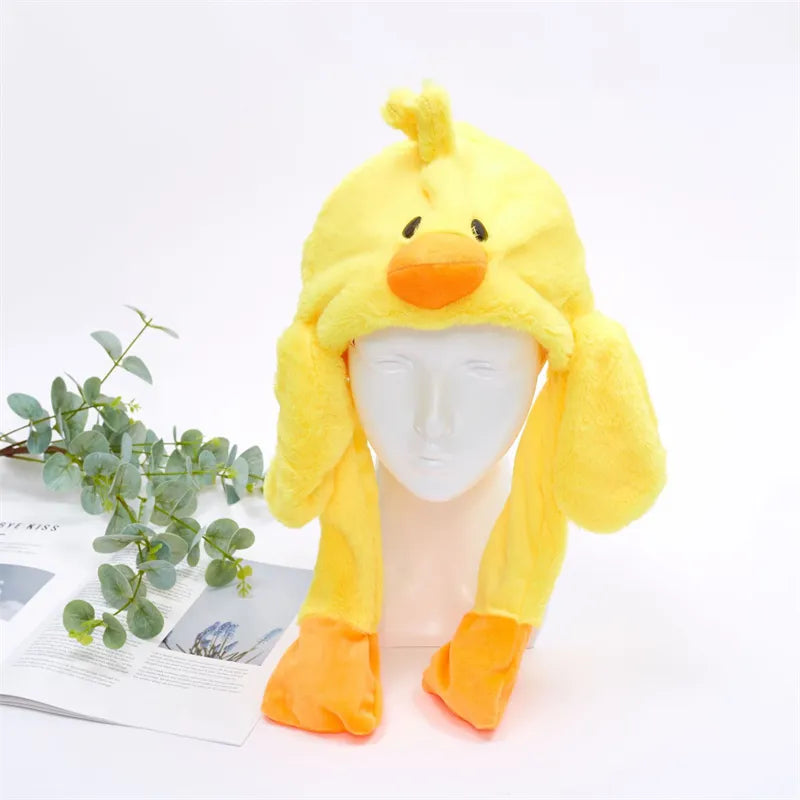 Cappello con Orecchie Mobili BunnyJoy che Illumina Ogni Viso con un Sorriso Allegro