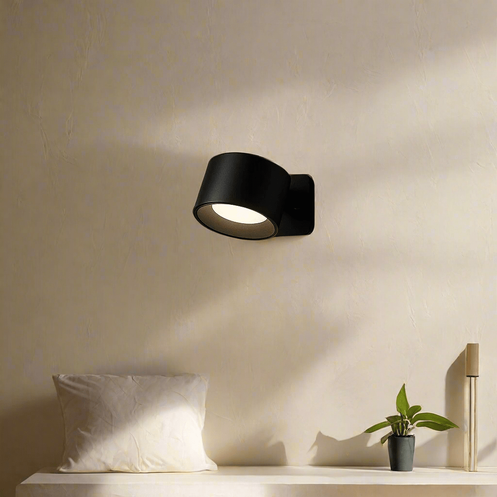 Bezprzewodowa lampa LED NovaGlow z obrotową głowicą o kącie 360 stopni dla elastycznych kątów oświetlenia