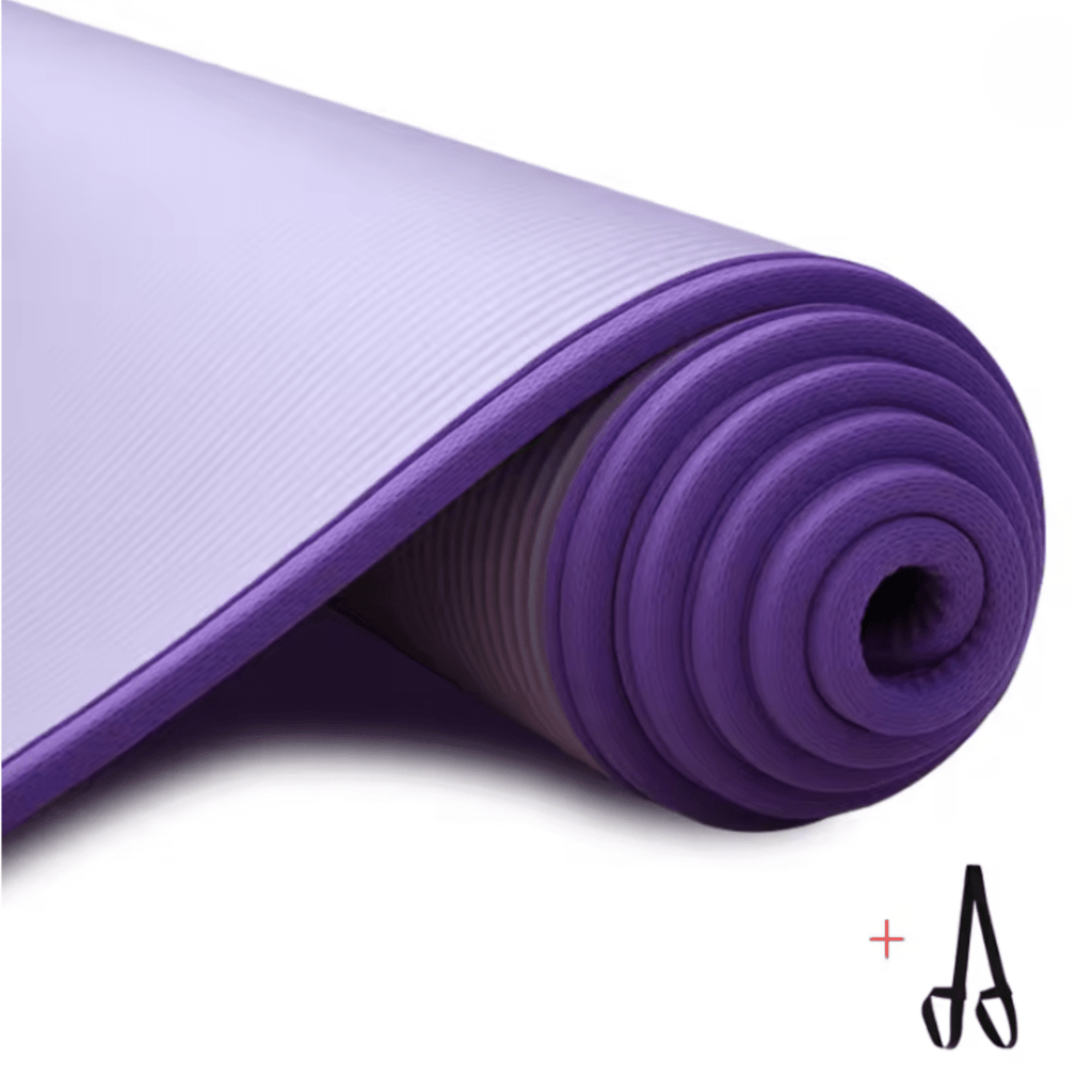 CalmFlex Extra Thick Yoga Mat For Comfort And Stable Home Support